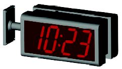 single or double cantilever mounting digital wall clock