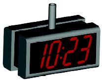 single or double pendant mounting digital wall clock